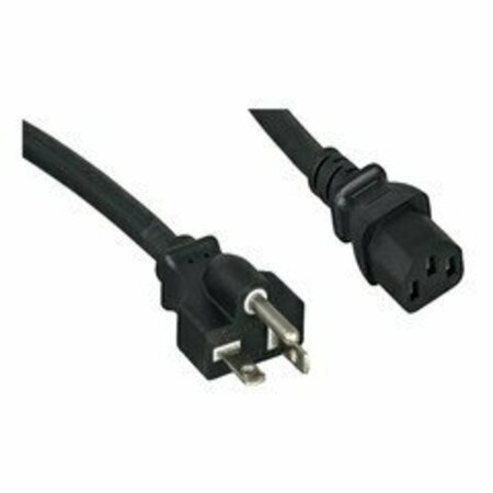 SWE-TECH 3C Black NEMA 5-20P TO IEC-60320-C13, 14/3, UL Listed, SJT, 8 foot FWT10W2-01308